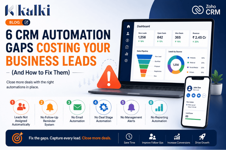 6 CRM Automation Gaps Costing Your Business Leads (And How to Fix Them)